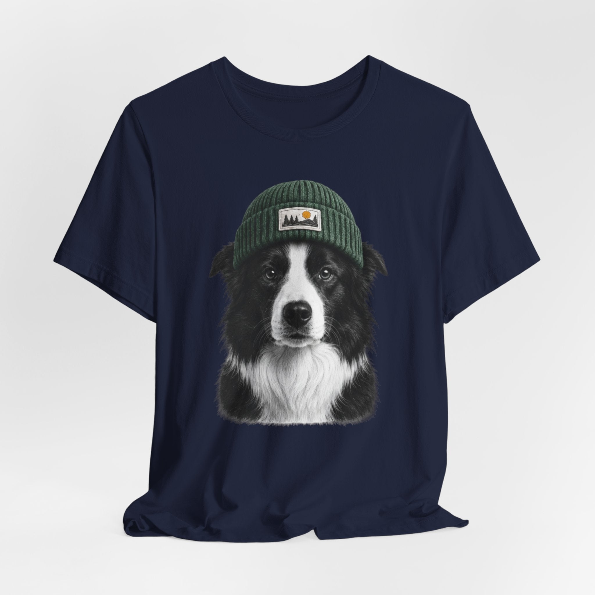 Border Collie in a Beanie