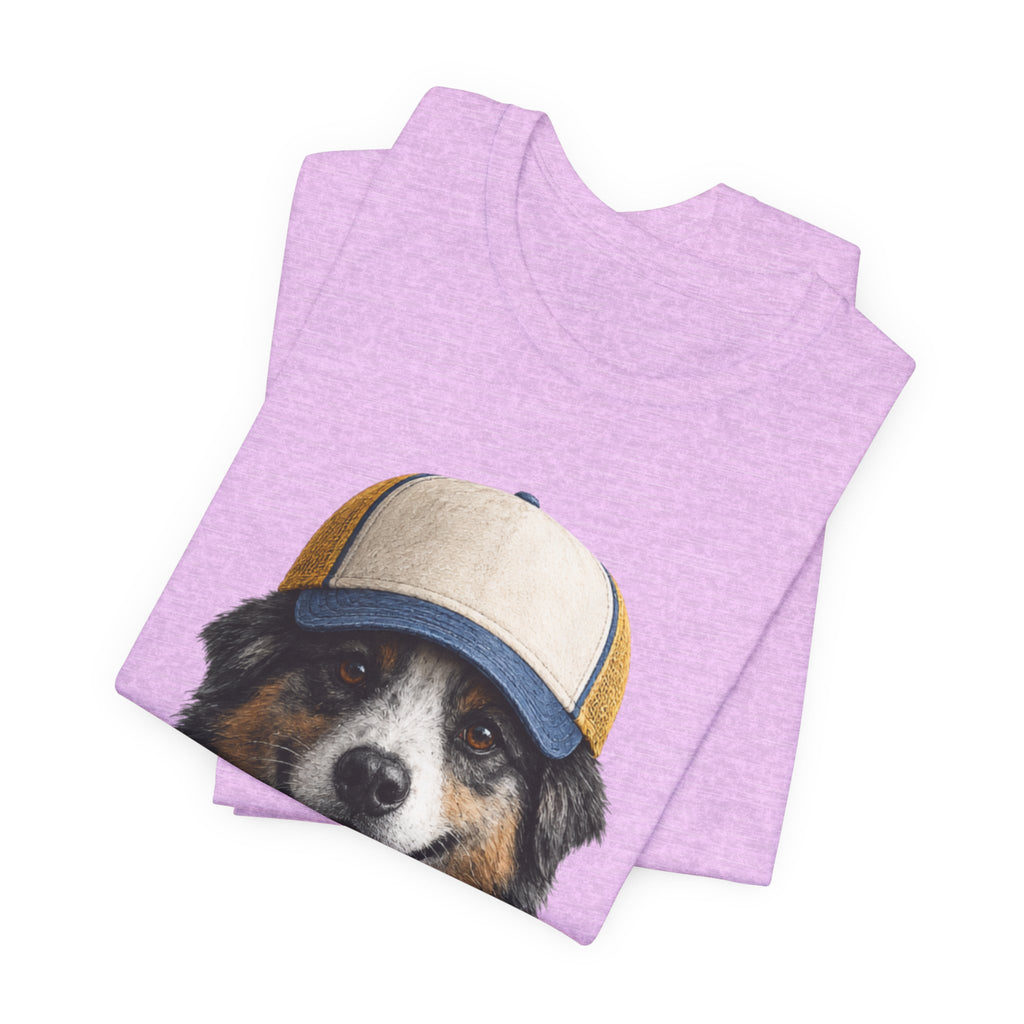 Aussie in a trucker hat
