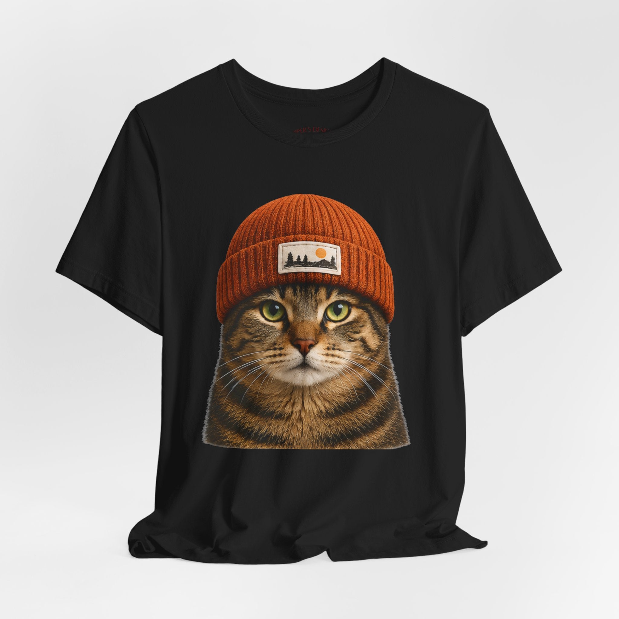 Tabby Cat in a Beanie