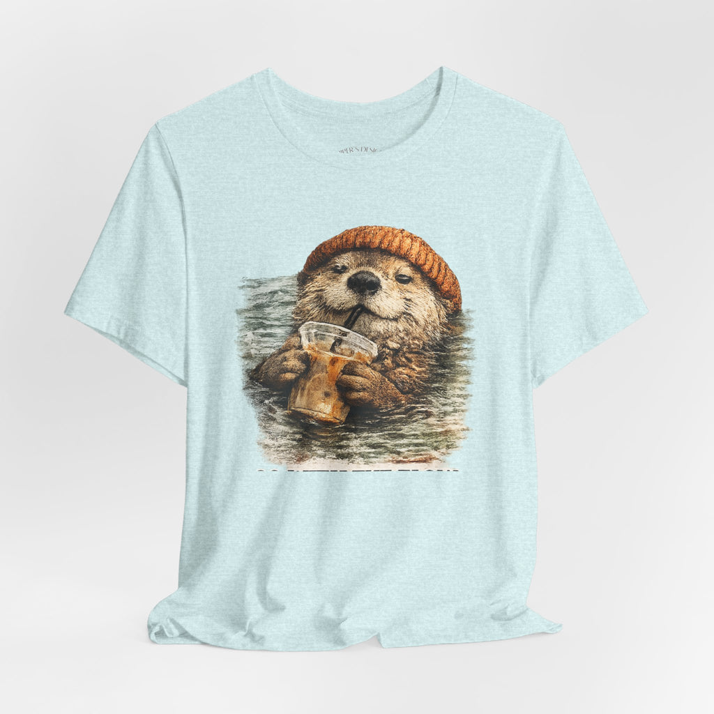 Beanie Beaver with Coffee