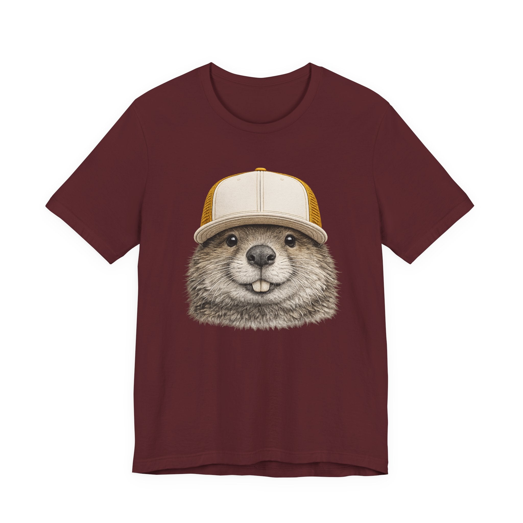 Beaver in Trucker Hat