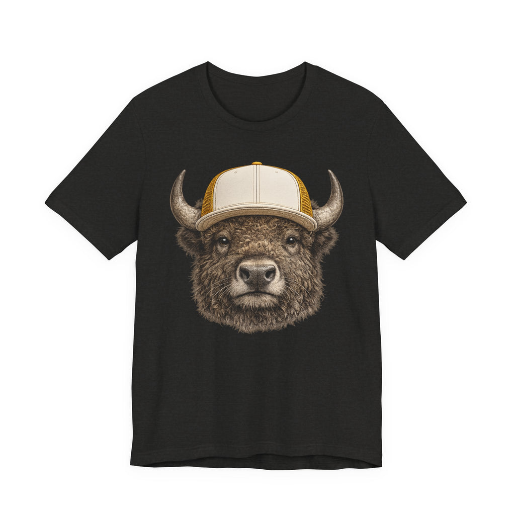 Bison in Trucker Hat