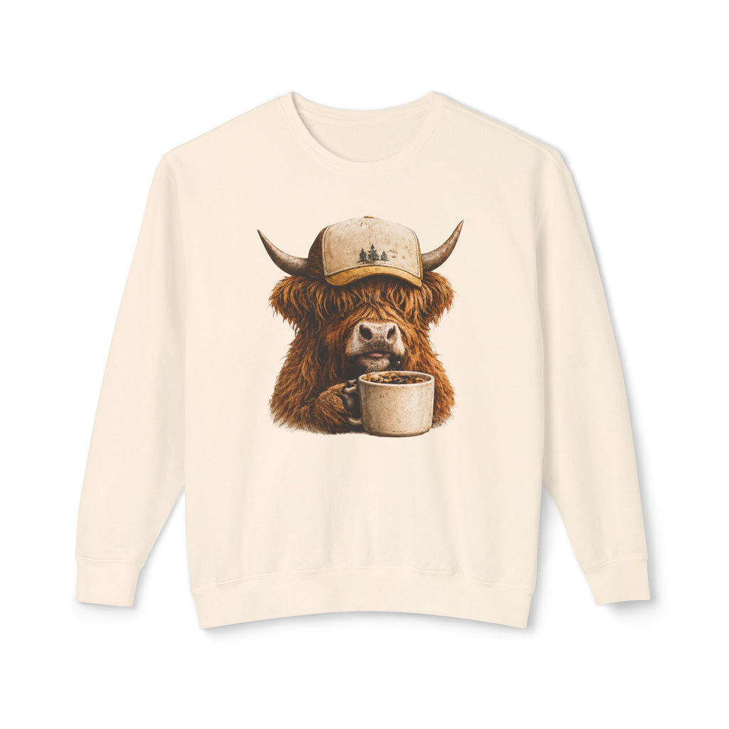 Highland Cow Coffee Sweatshirt