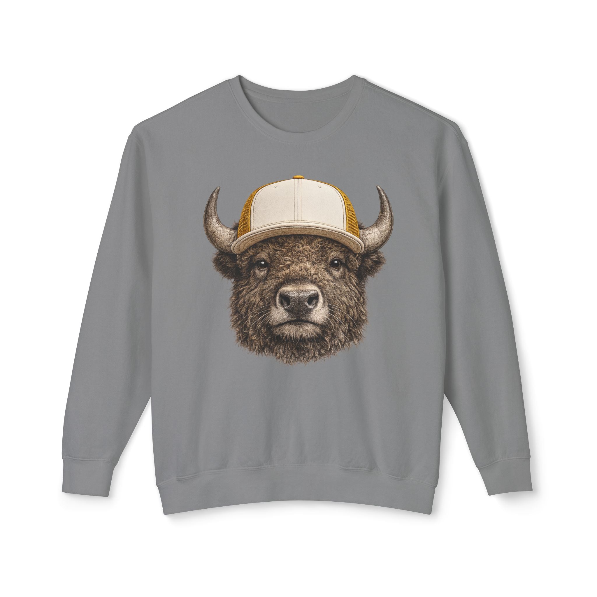 Trucker Hat Bison Sweatshirt