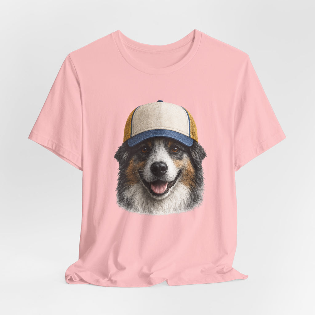 Aussie in a trucker hat