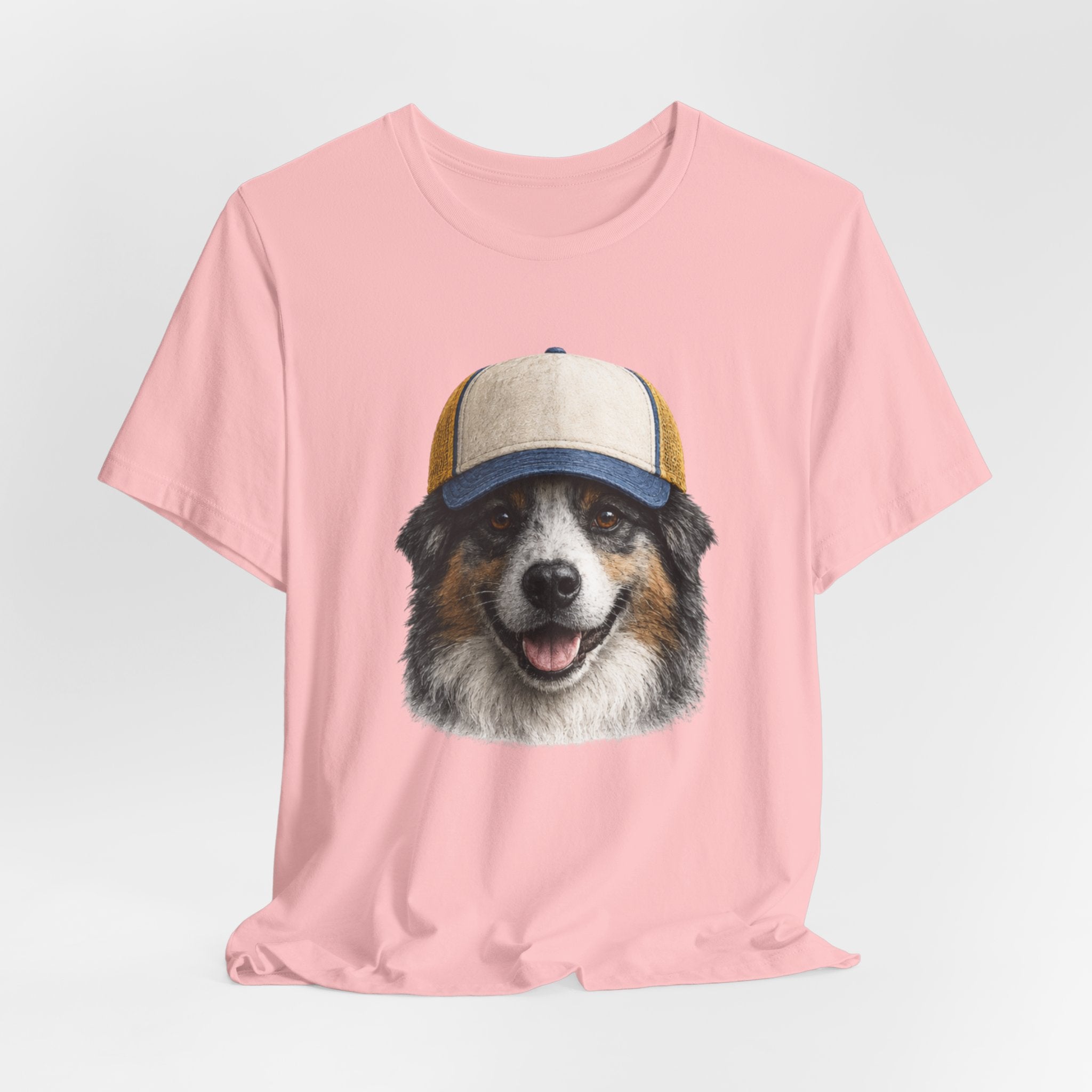 Aussie in a trucker hat