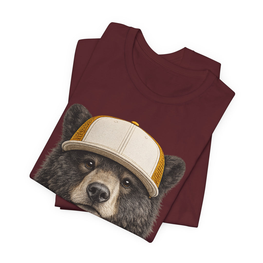 Black Bear in Trucker Hat