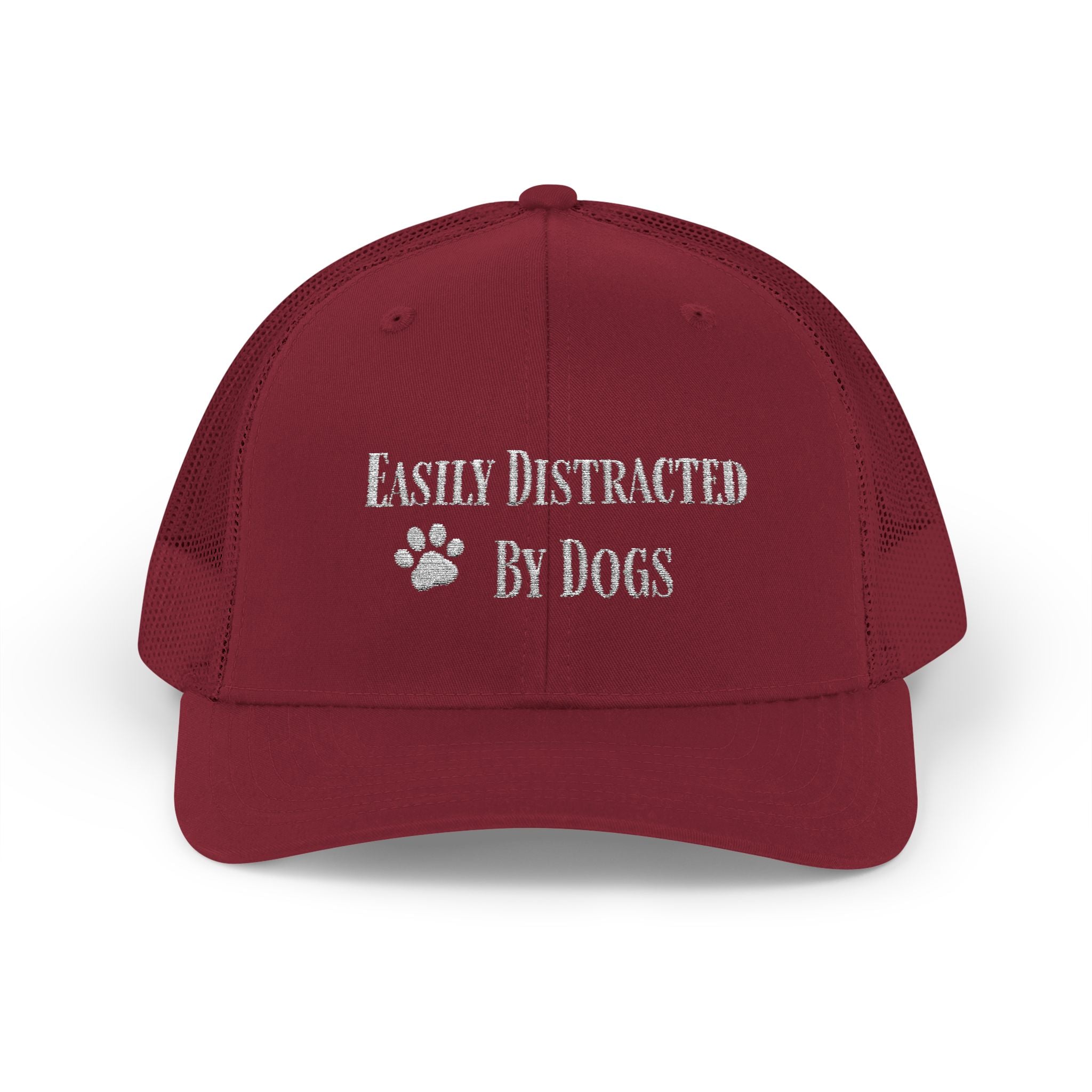 Trucker Cap — "Easily Distracted By Dogs"  Snapback