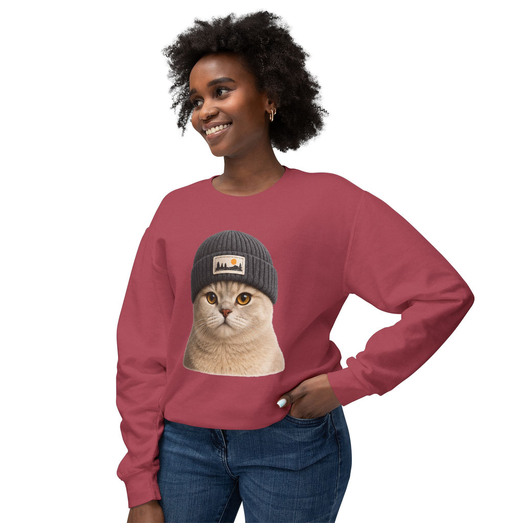 Cat Beanie Sweatshirt
