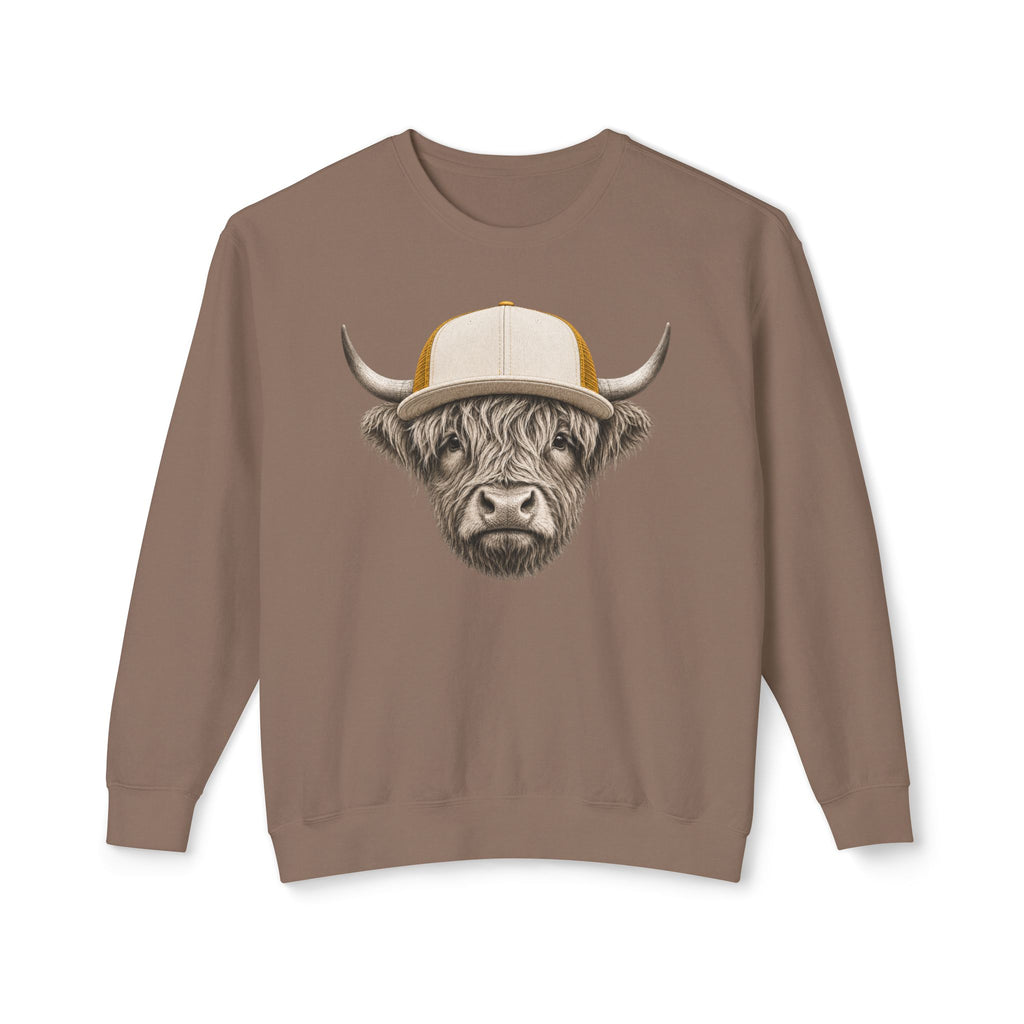 Trucker Hat Highland Cow Sweatshirt