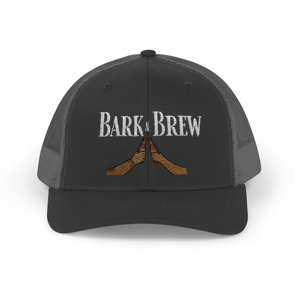 Trucker Cap — "Bark and Brew"  Snapback