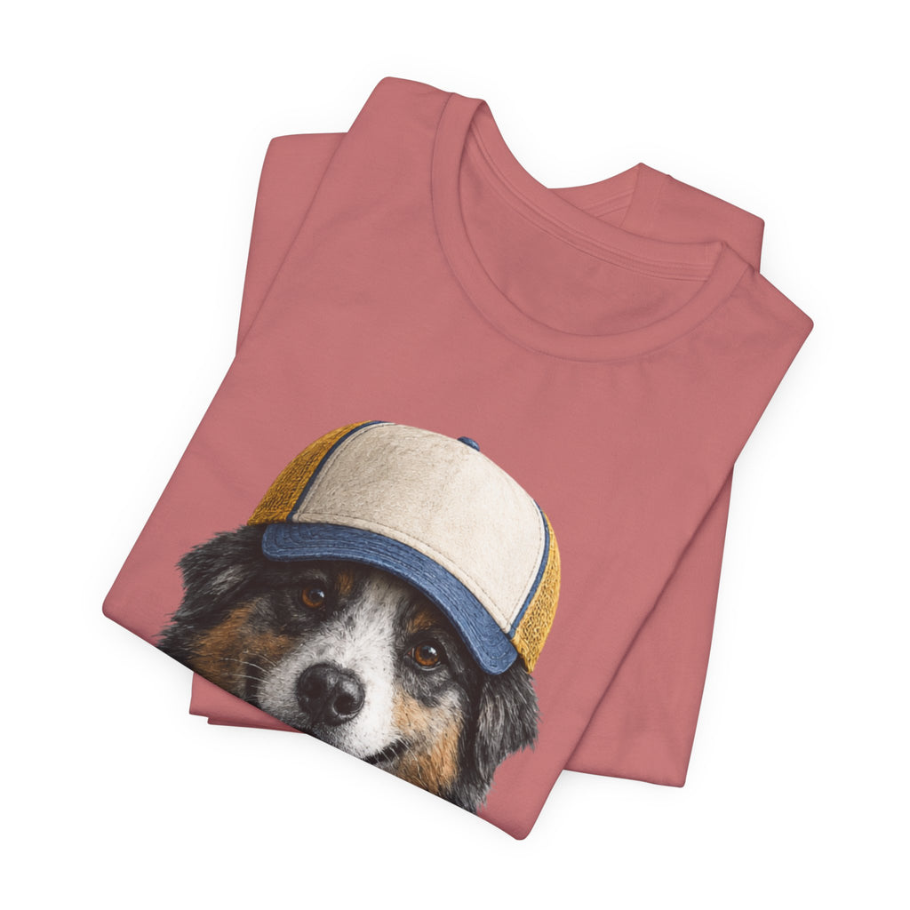 Aussie in a trucker hat