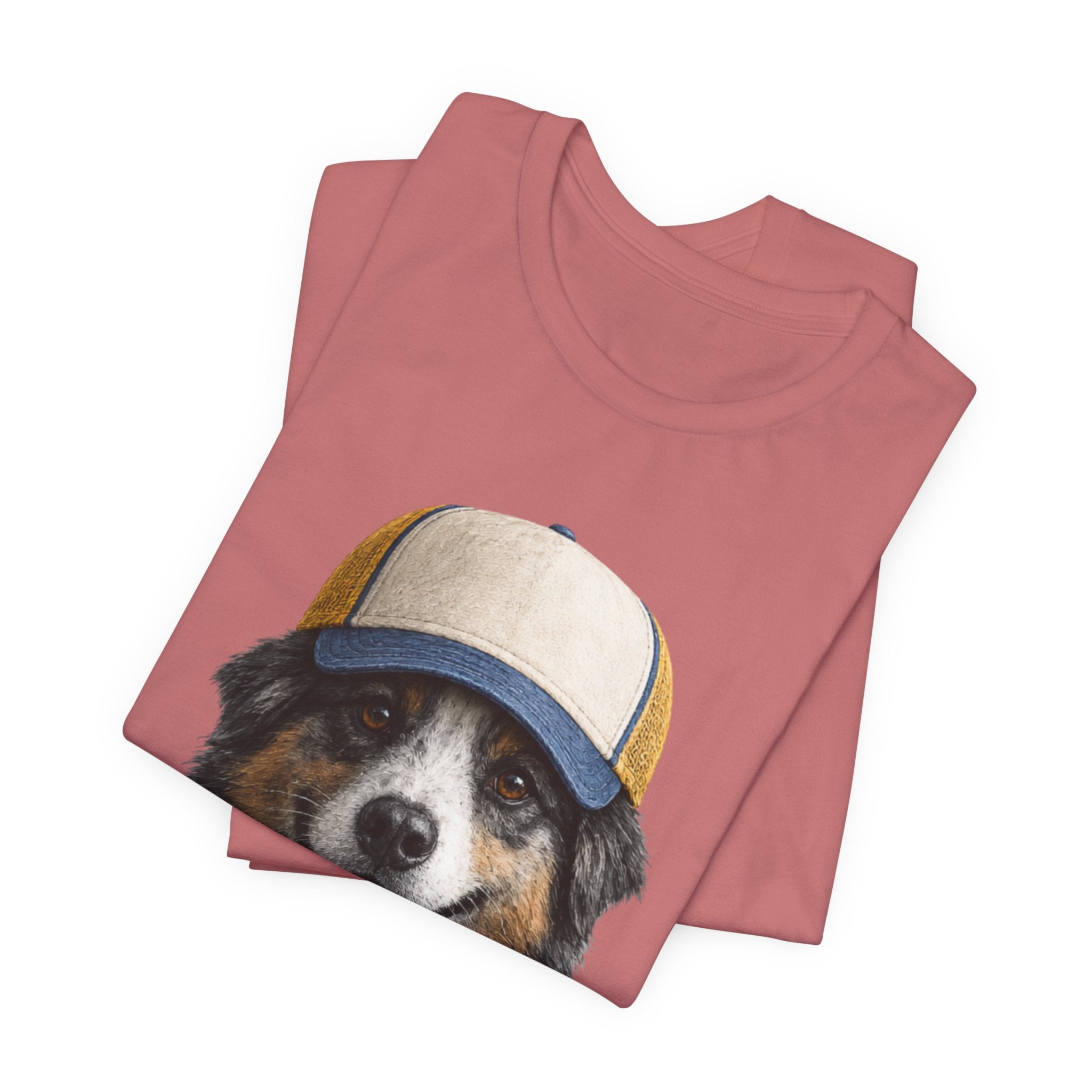 Aussie in a trucker hat