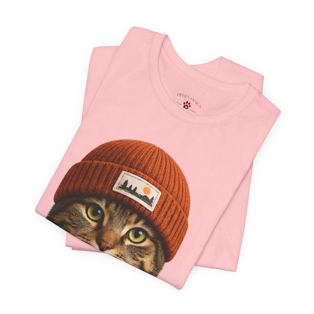 Tabby Cat in a Beanie