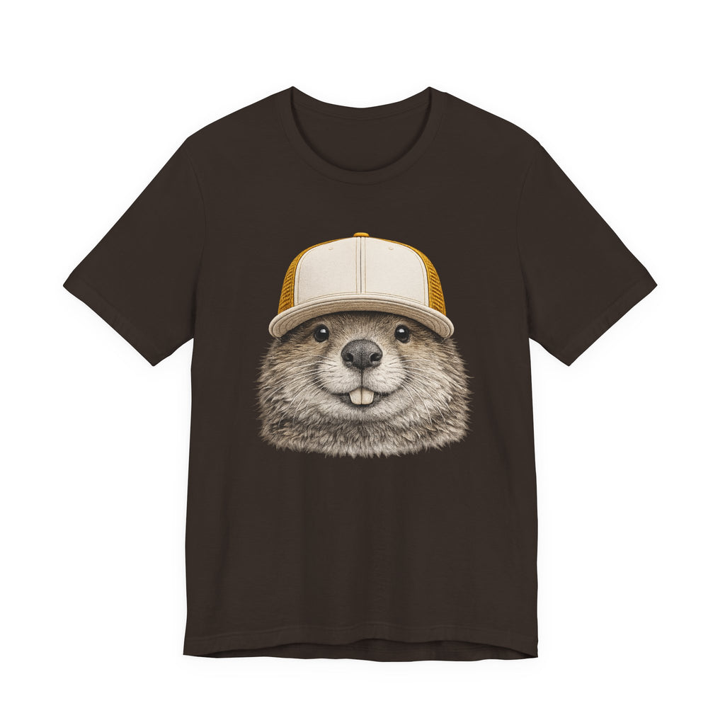 Beaver in Trucker Hat