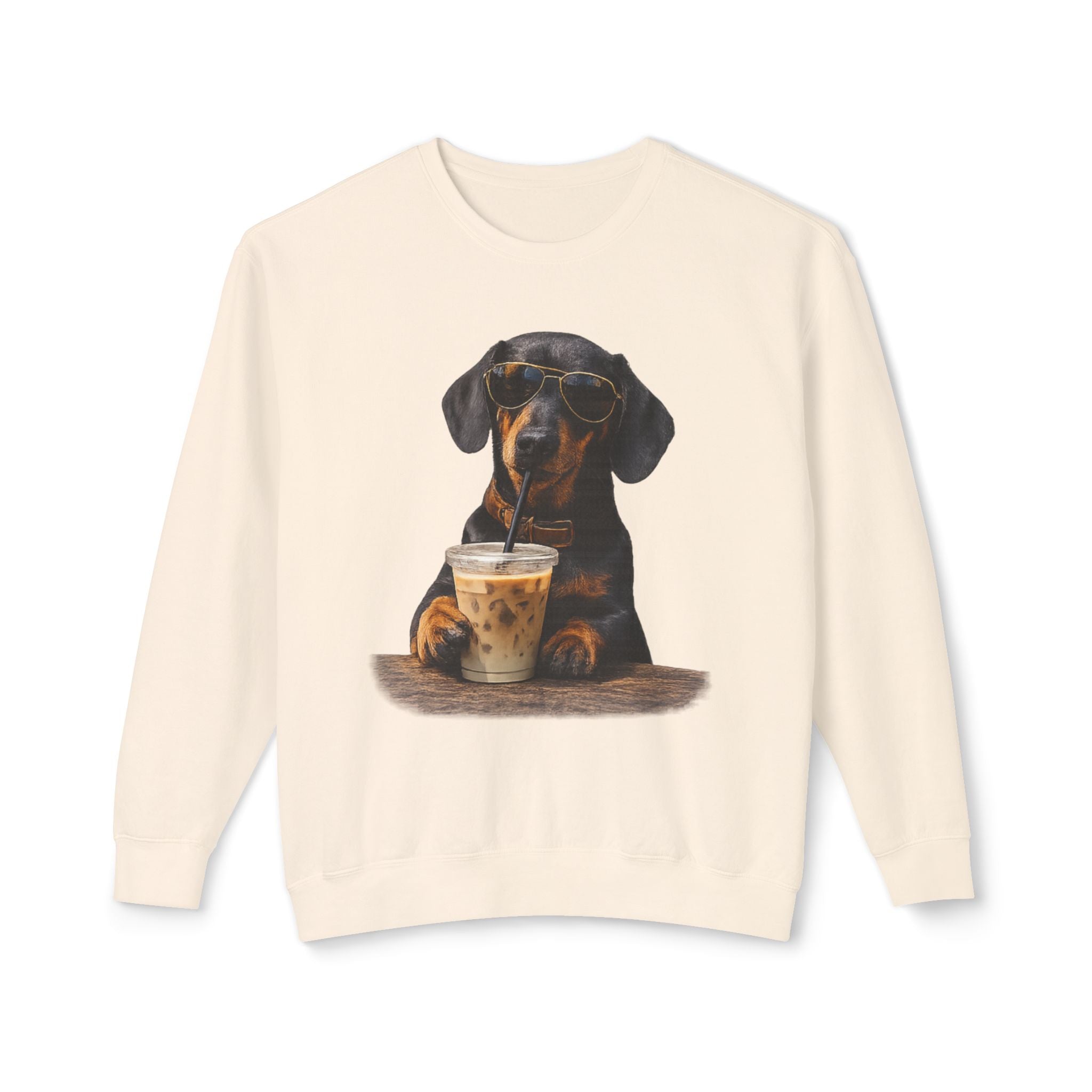 Dachshund with Coffee Sweatshirt