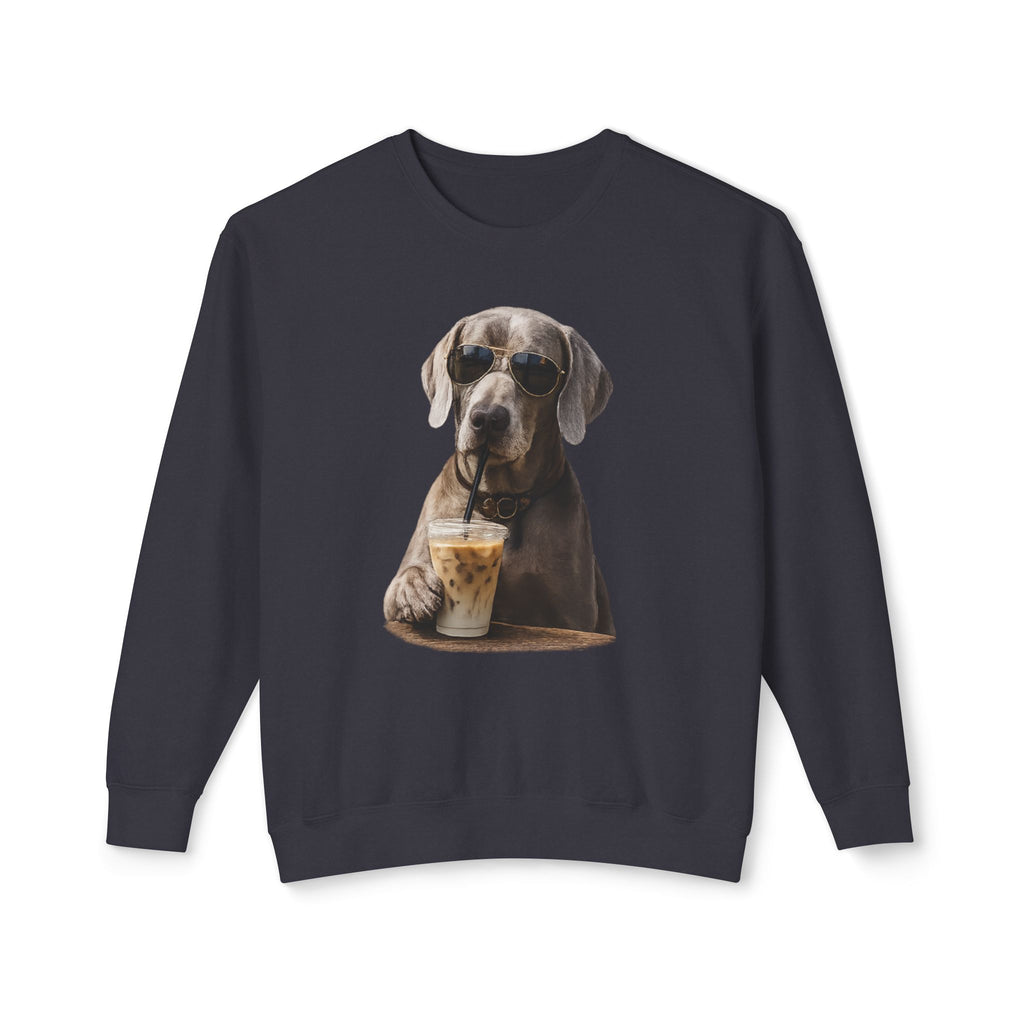 Weimaraner with Coffee Sweatshirt