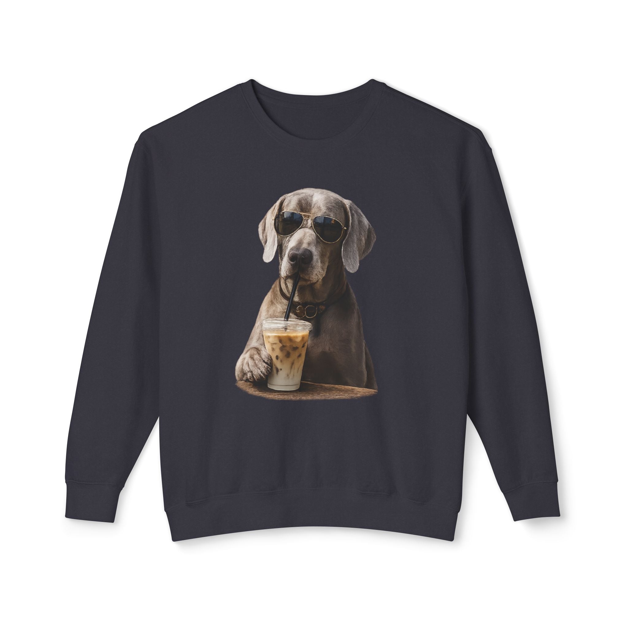 Weimaraner with Coffee Sweatshirt