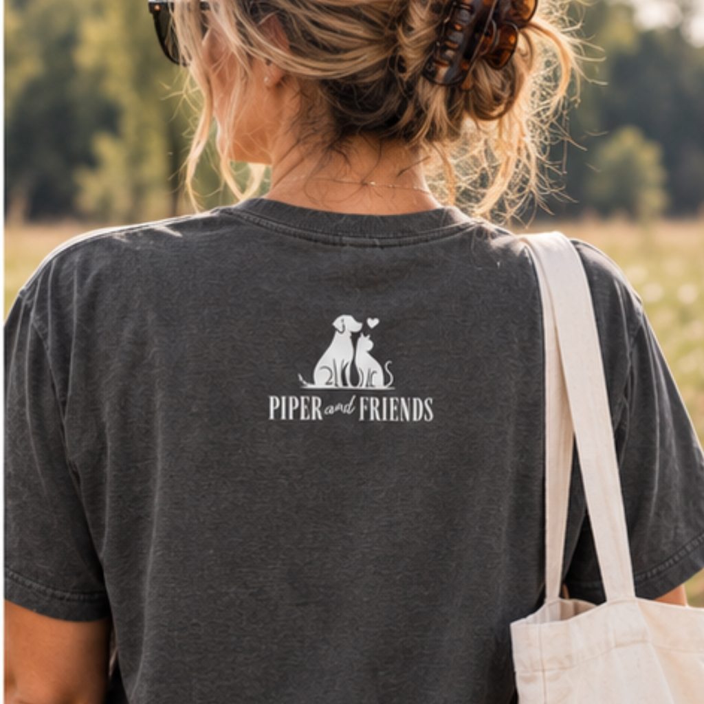Rescue Dog Mom Club Tee | Comfort Colors® Rescue Dog Shirt | Piper and Friends