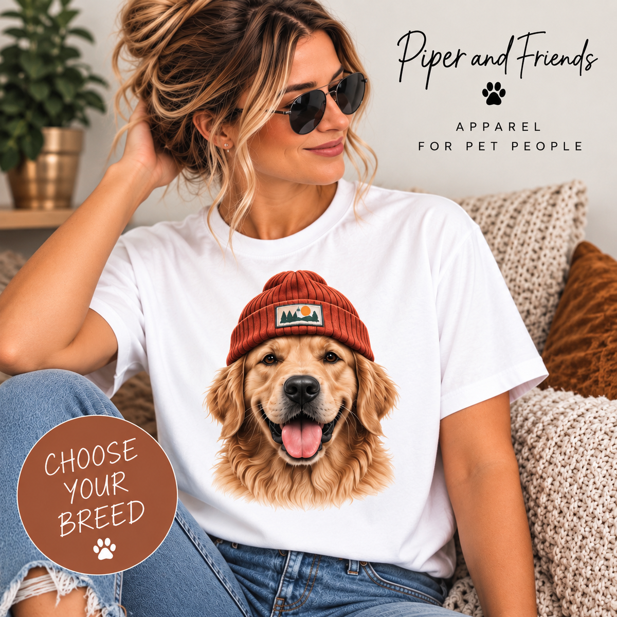 Dogs in Beanies Comfort Colors® Tee