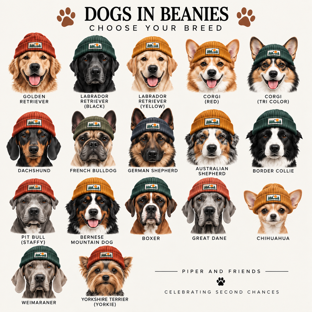 Dogs in Beanies Comfort Colors® Tee