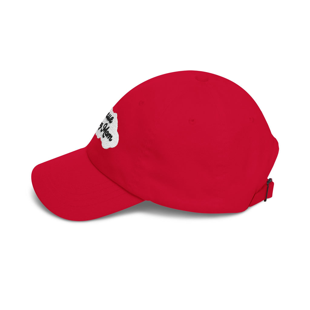 Rescue Dog Mom Embroidered Dad Hat | Dog Mom Baseball Cap | Rescue Pet Mom Gift