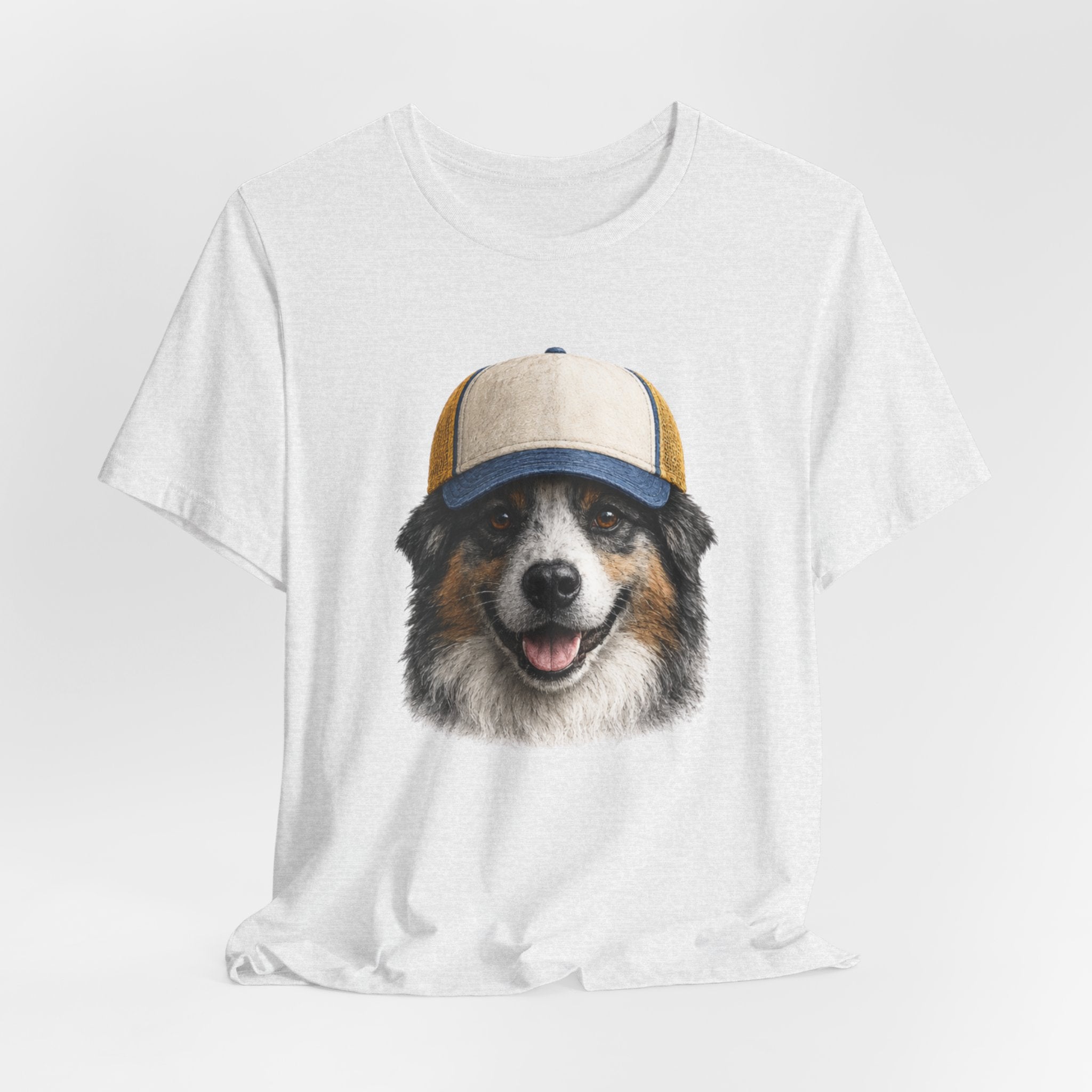 Aussie in a trucker hat