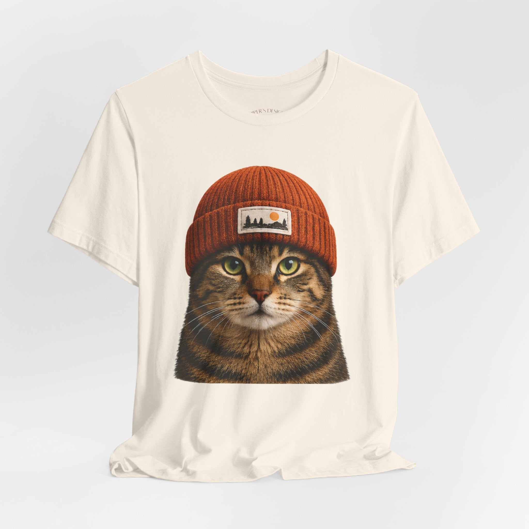 Tabby Cat in a Beanie