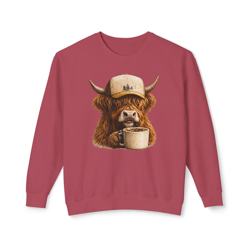 Highland Cow Coffee Sweatshirt