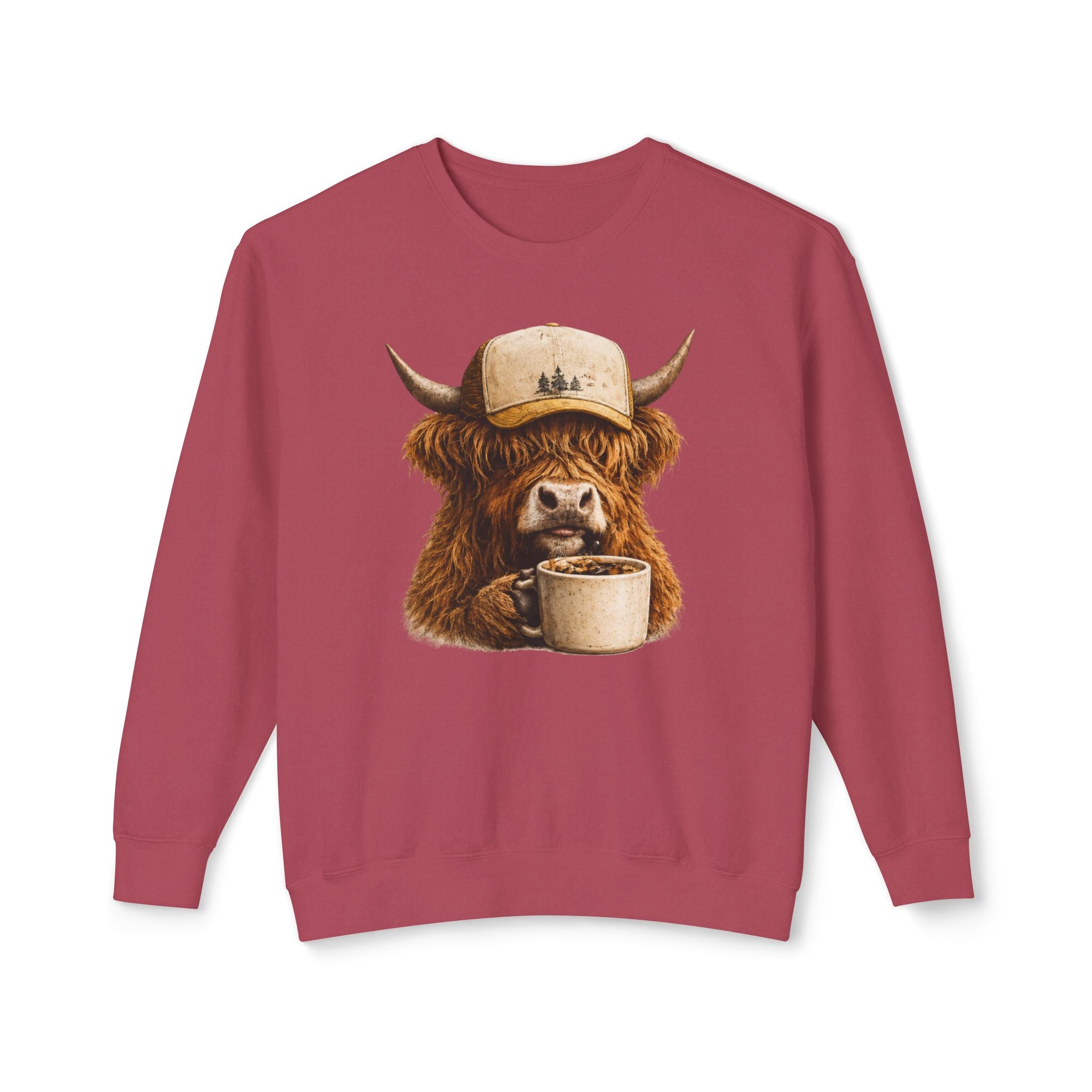 Highland Cow Coffee Sweatshirt