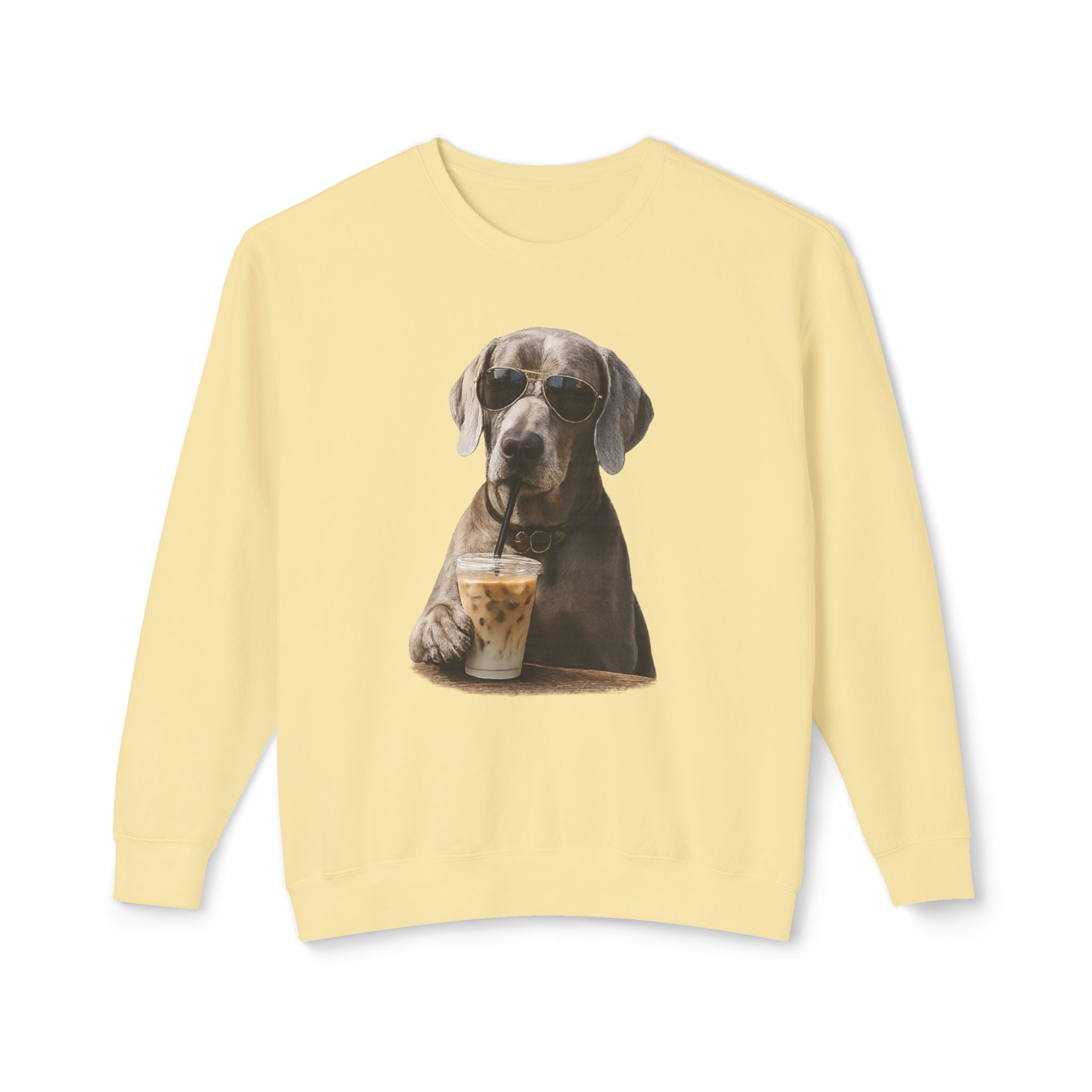 Weimaraner with Coffee Sweatshirt