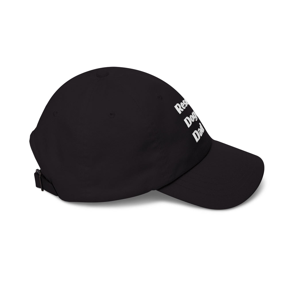 Rescue Dog Dad Hat | Embroidered Paw Print Baseball Cap