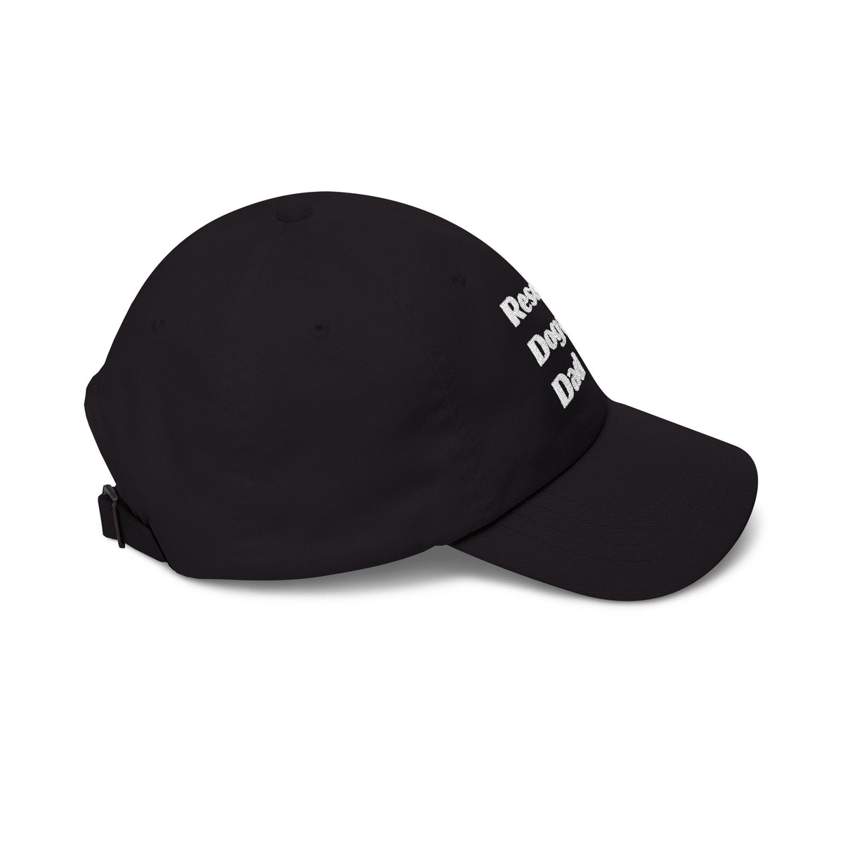 Rescue Dog Dad Hat | Embroidered Paw Print Baseball Cap