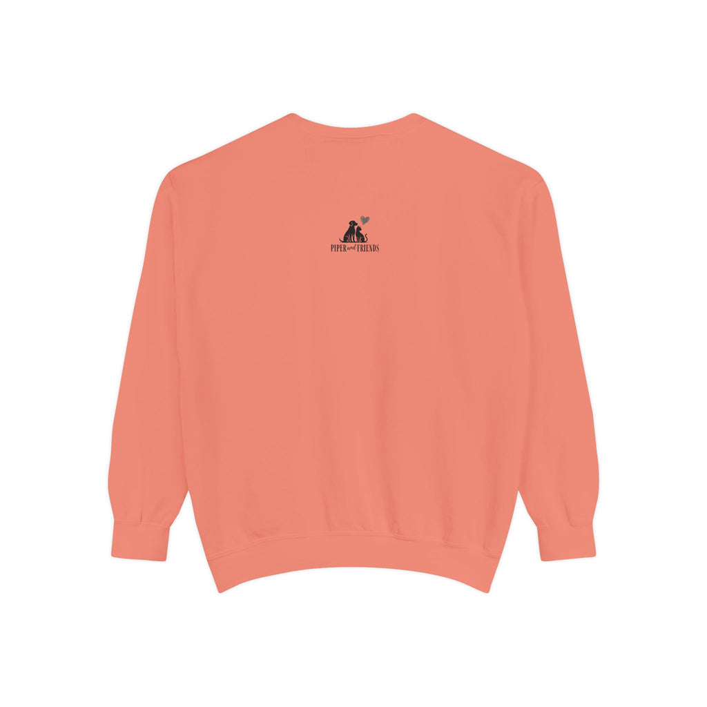 Dogs Are My Love Language Comfort Colors Crewneck Sweatshirt
