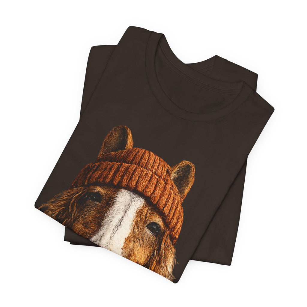 Horse in a Beanie