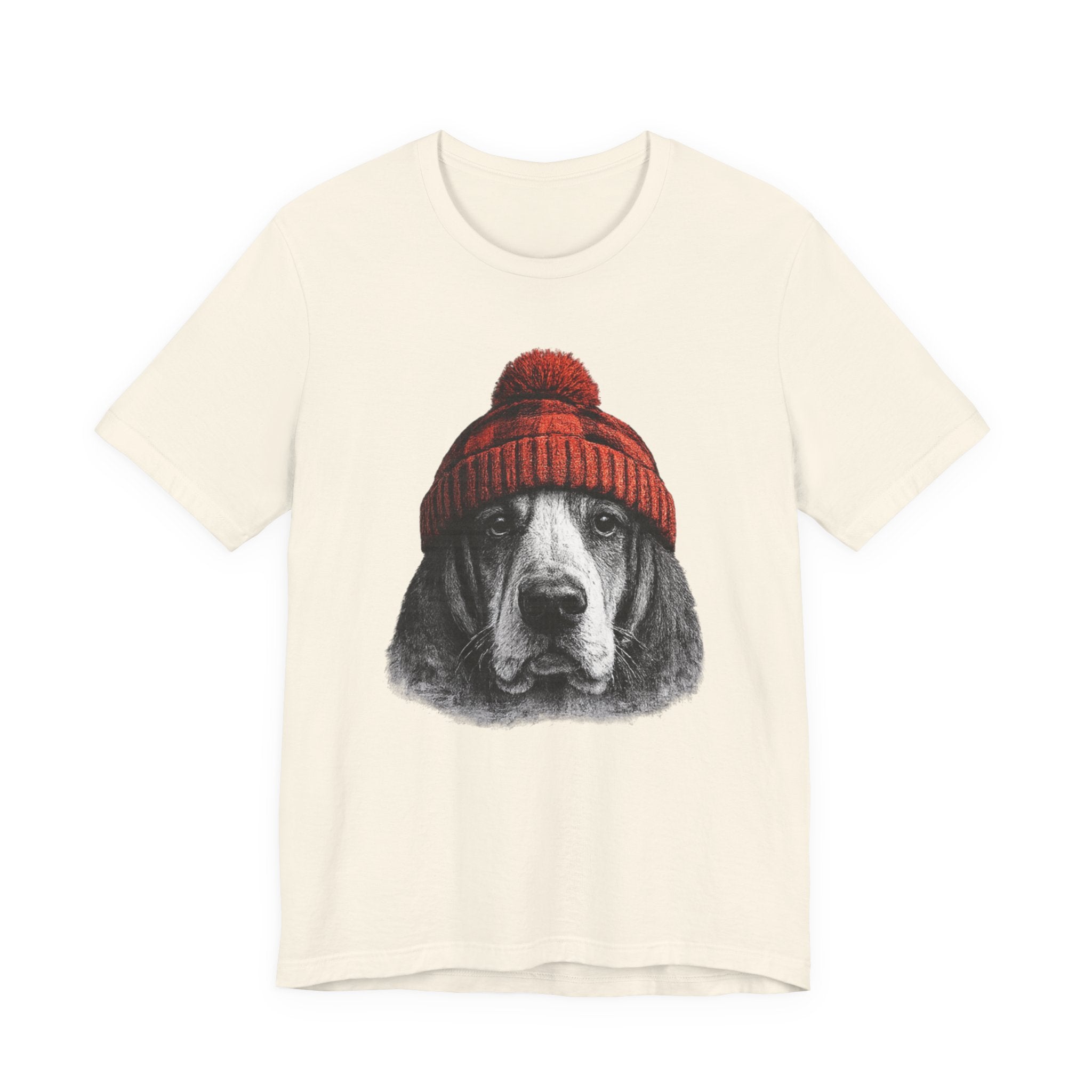 Basset in a Beanie