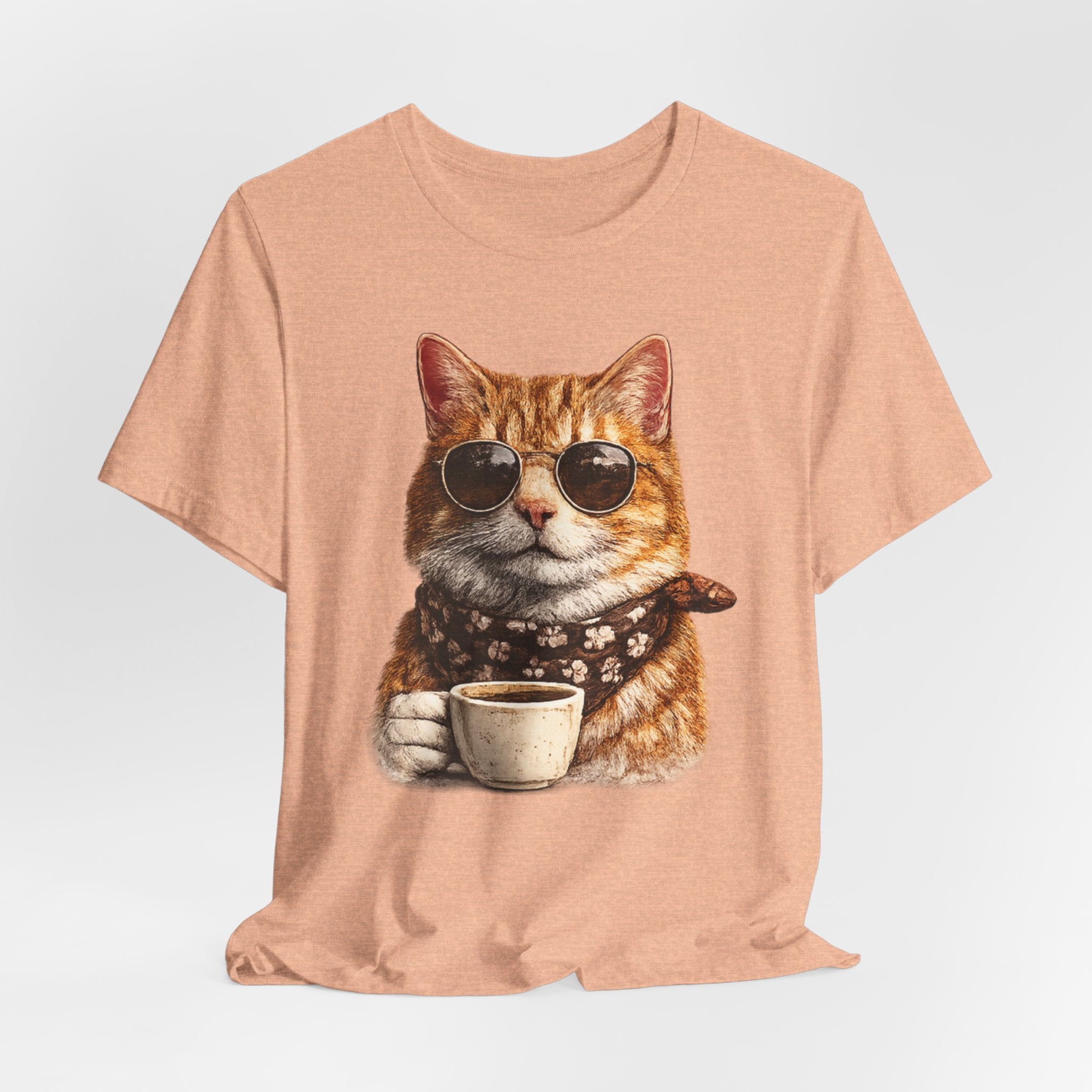 Cool Cat with Coffee