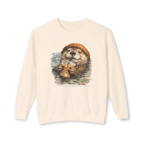 Beanie Beaver with Coffee Sweatshirt