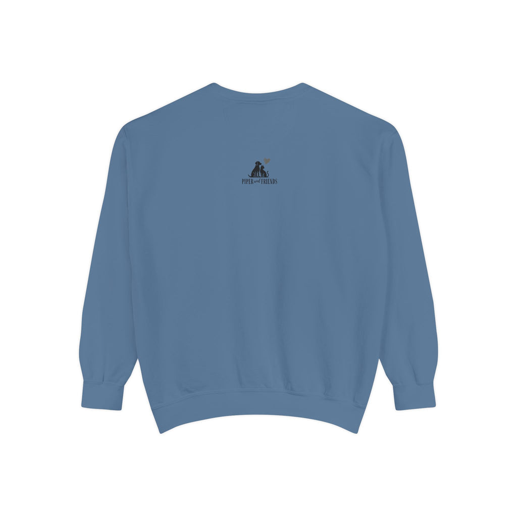 Dogs Are My Love Language Comfort Colors Crewneck Sweatshirt