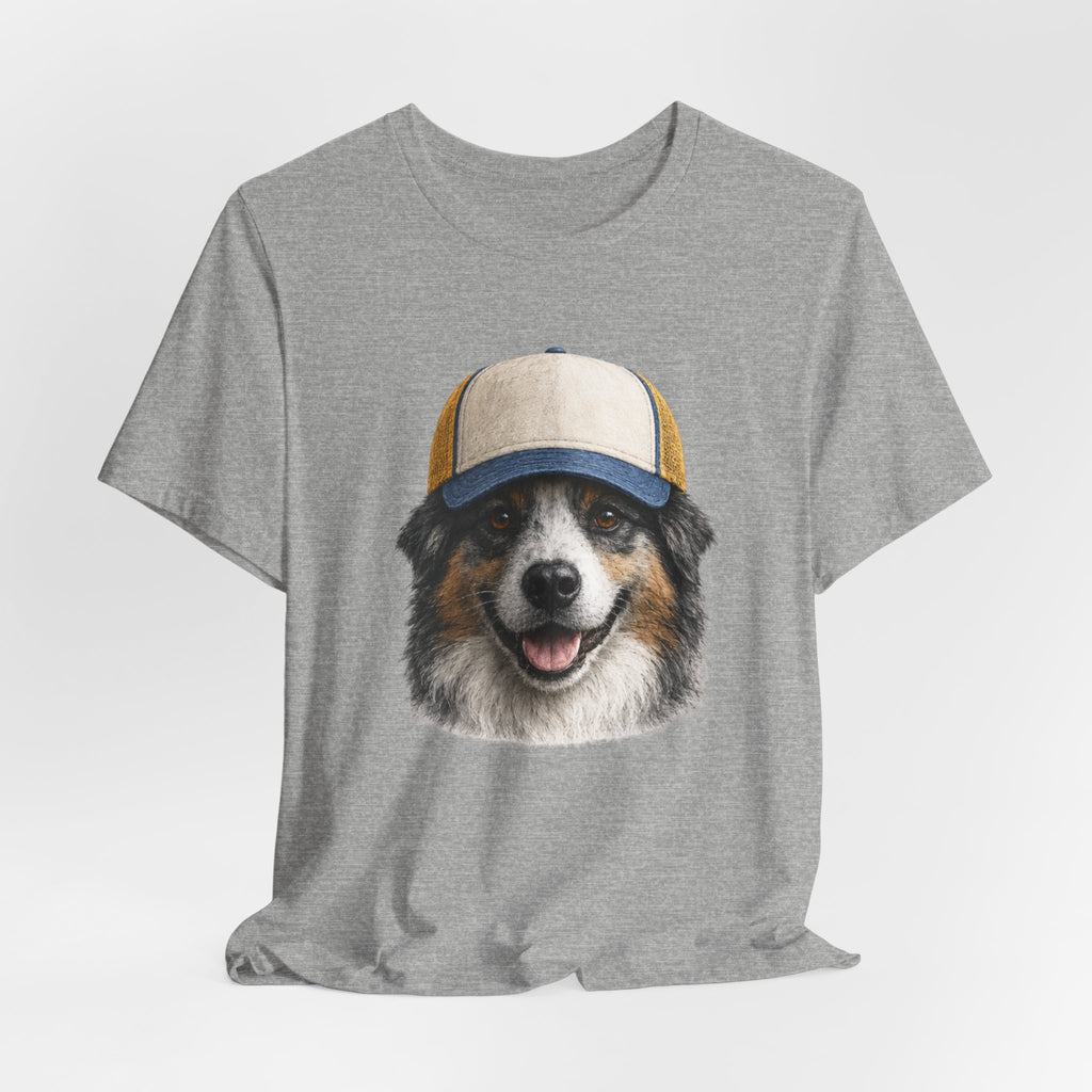 Aussie in a trucker hat
