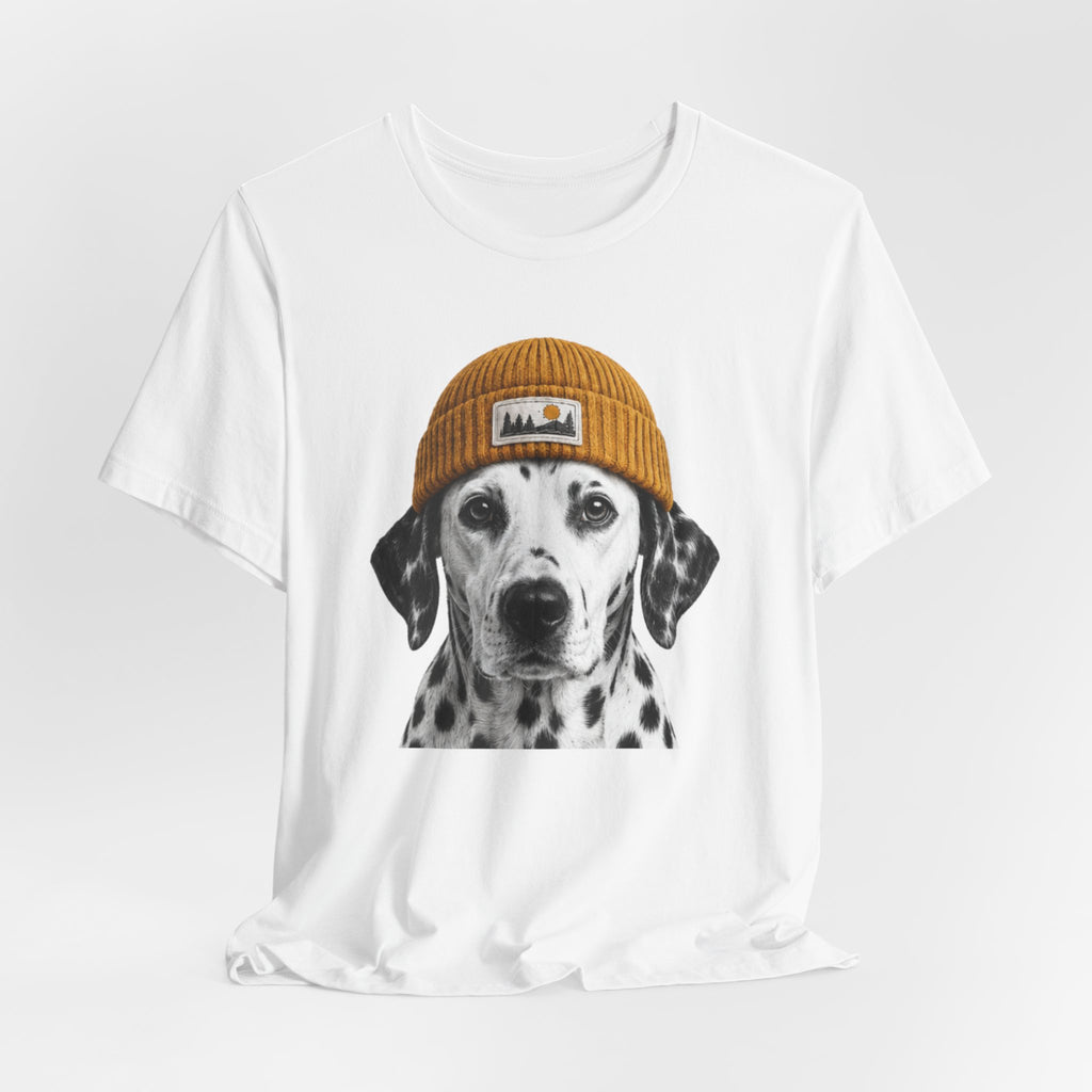 Dalmatian in a Beanie