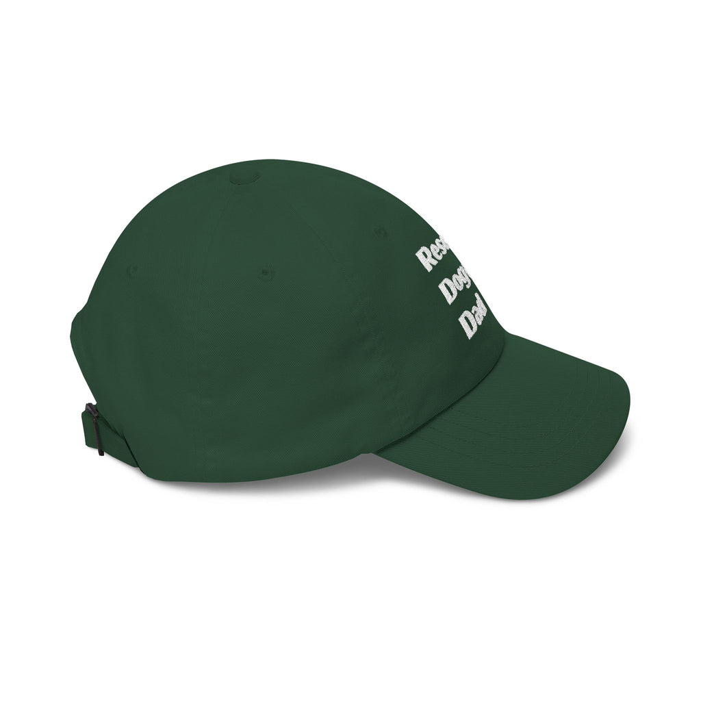 Rescue Dog Dad Hat | Embroidered Paw Print Baseball Cap