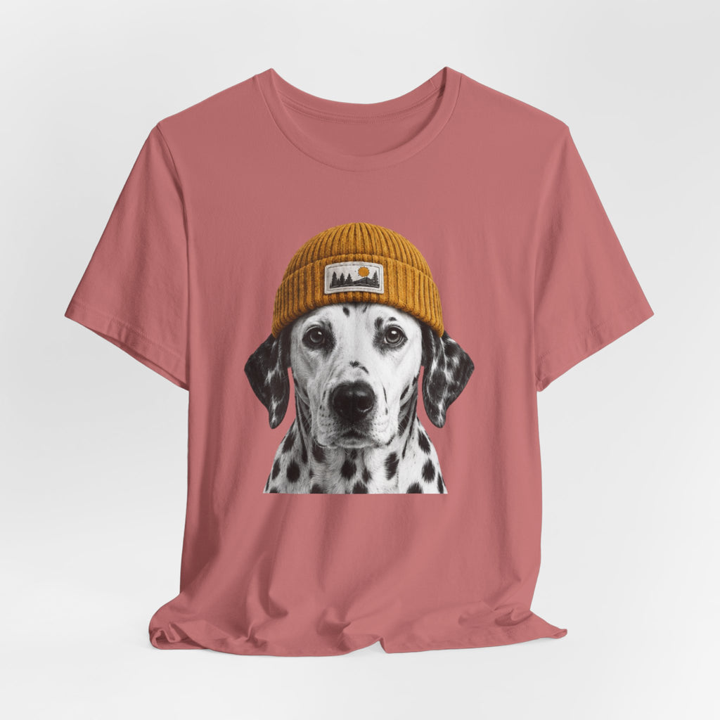 Dalmatian in a Beanie