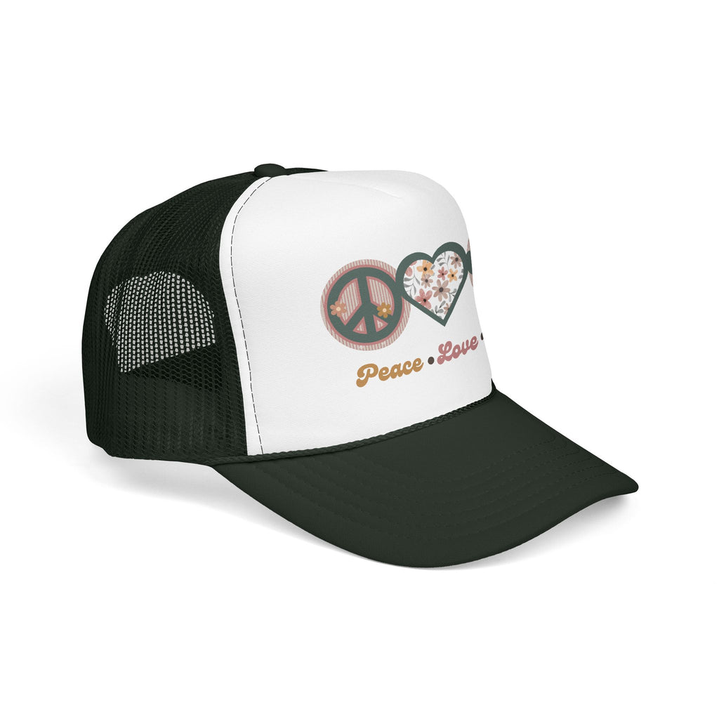 Peace Love Dogs Trucker Hat | Retro Dog Mom Hat | Boho Pet Lover Cap | Dog Lover Gift | Piper & Friends