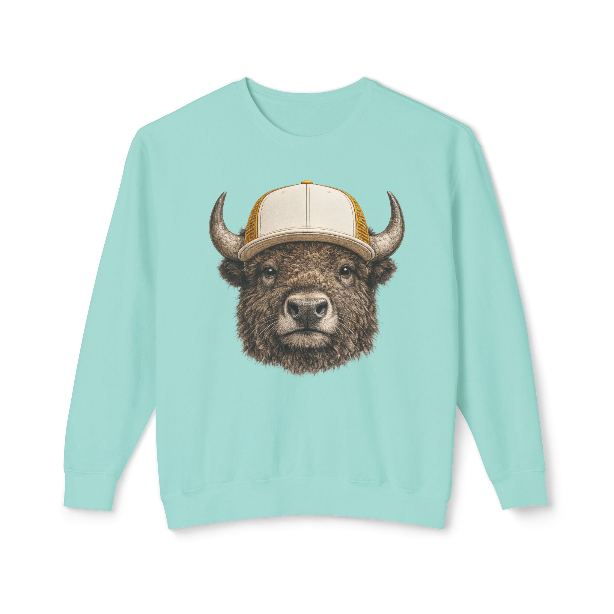Trucker Hat Bison Sweatshirt