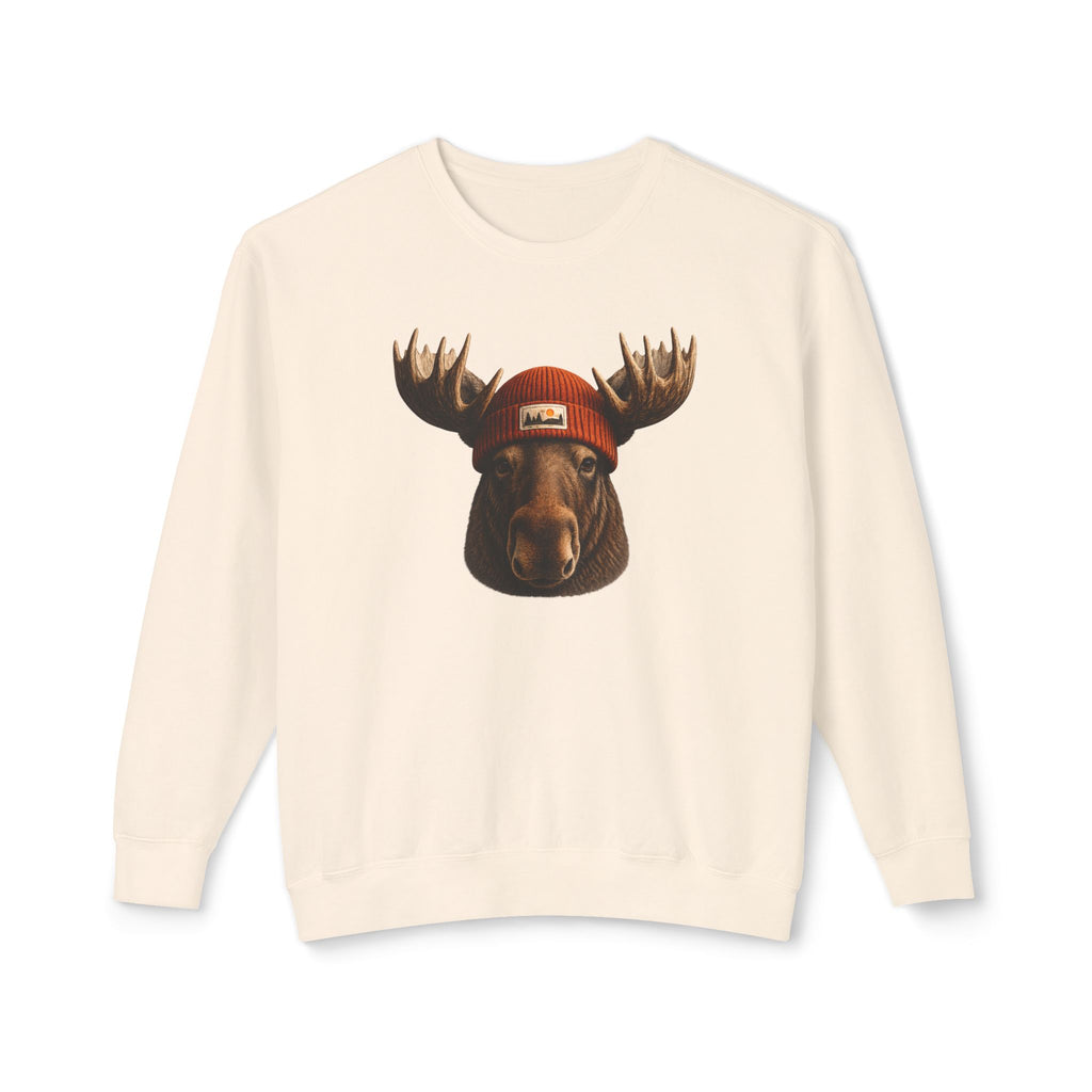 Moose Beanie Sweatshirt