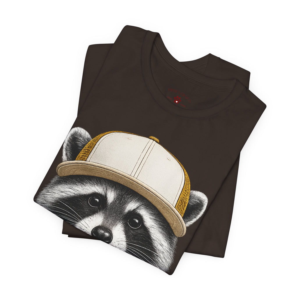 Raccoon in Trucker Hat