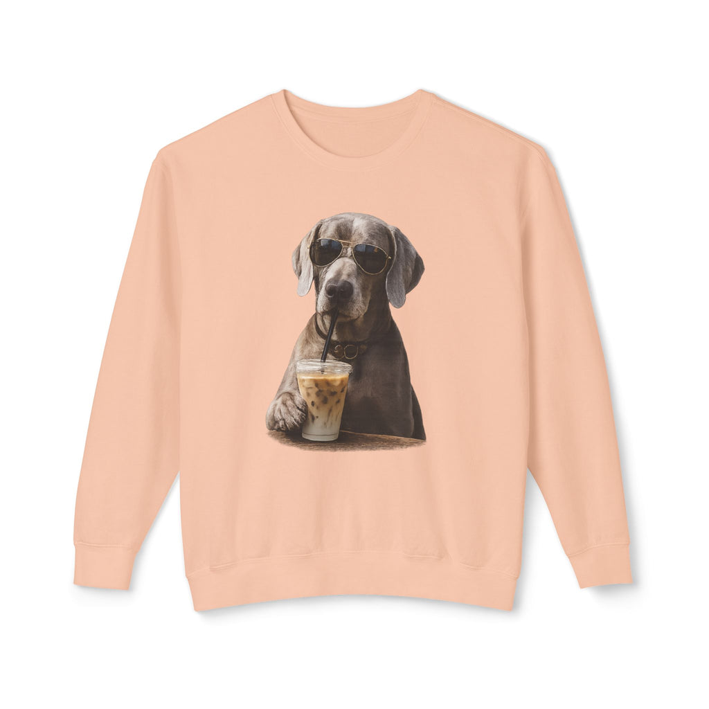 Weimaraner with Coffee Sweatshirt