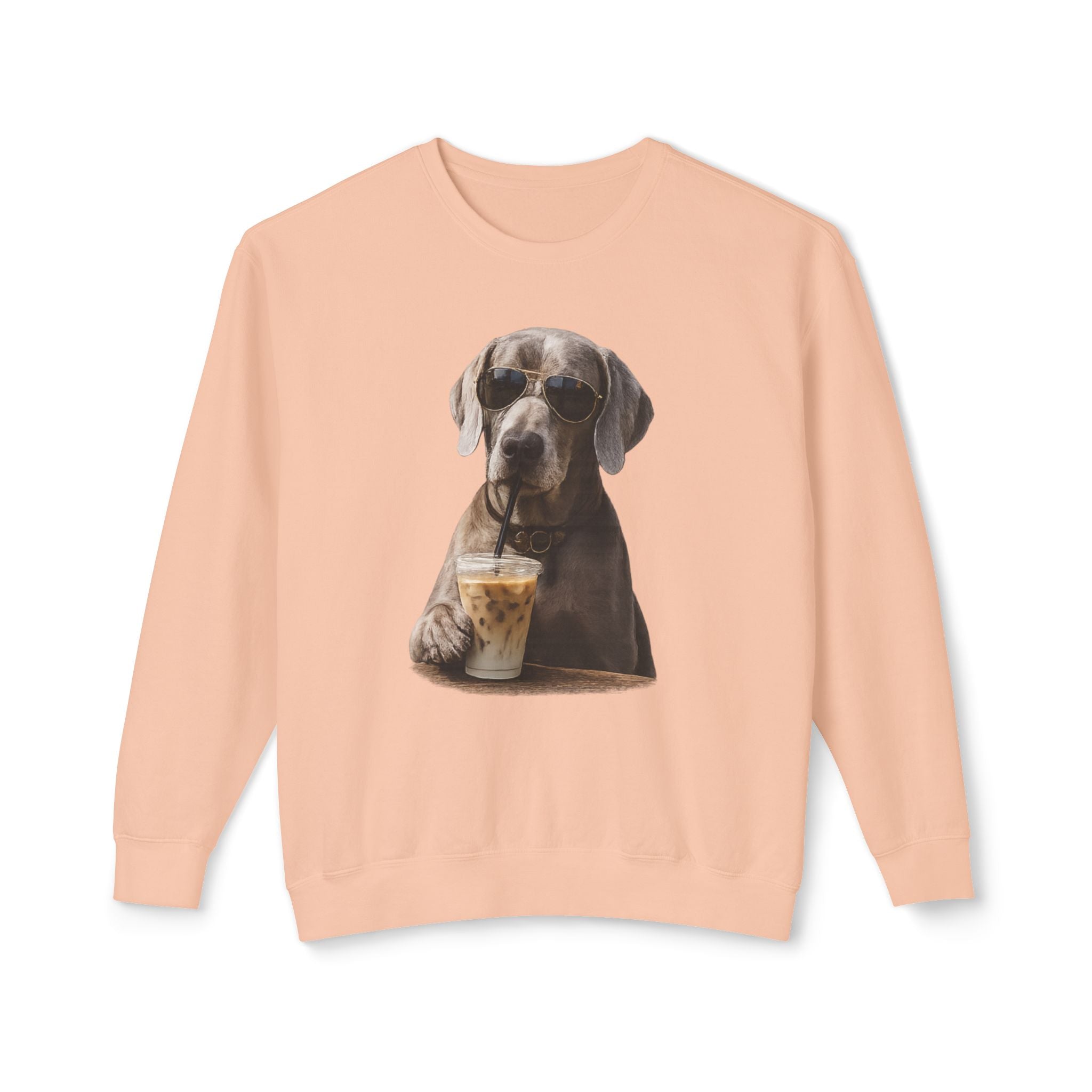 Weimaraner with Coffee Sweatshirt