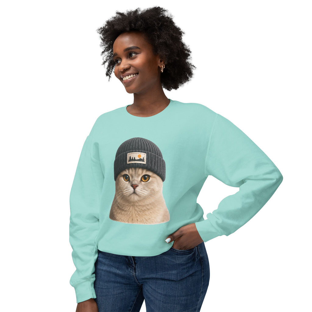 Cat Beanie Sweatshirt